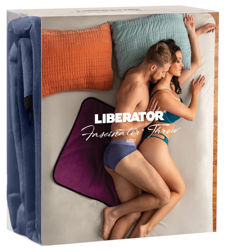 Fascinator Throw Mini Indigo - Manta Protectora de Microfibra Liberator