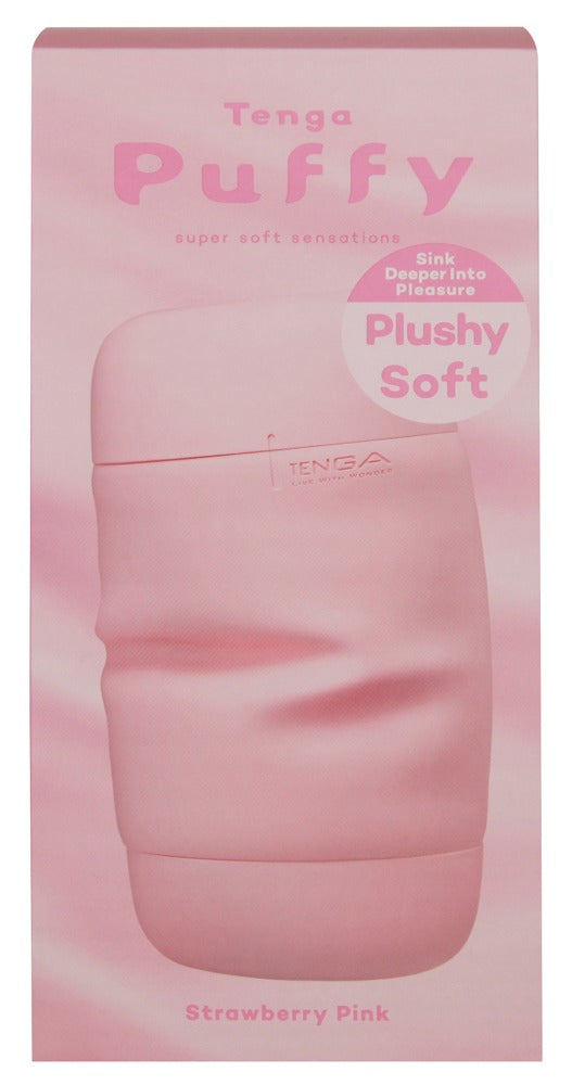 Tenga Puffy Strawberry Pink - Masturbador de Silicona Suave