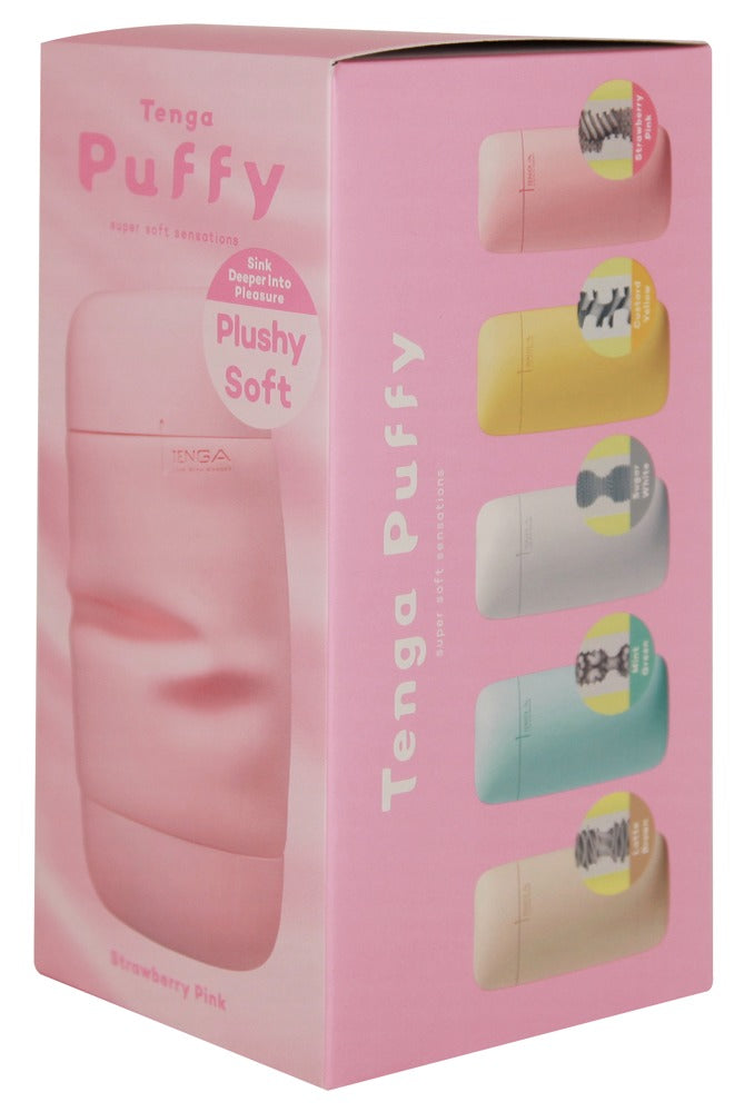Tenga Puffy Strawberry Pink - Masturbador de Silicona Suave