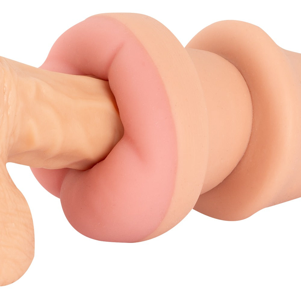 Nature Skin Butt Plug & Extension - Plug Anal 2 en 1