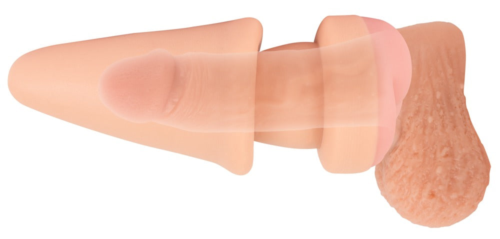 Nature Skin Butt Plug & Extension - Plug Anal 2 en 1