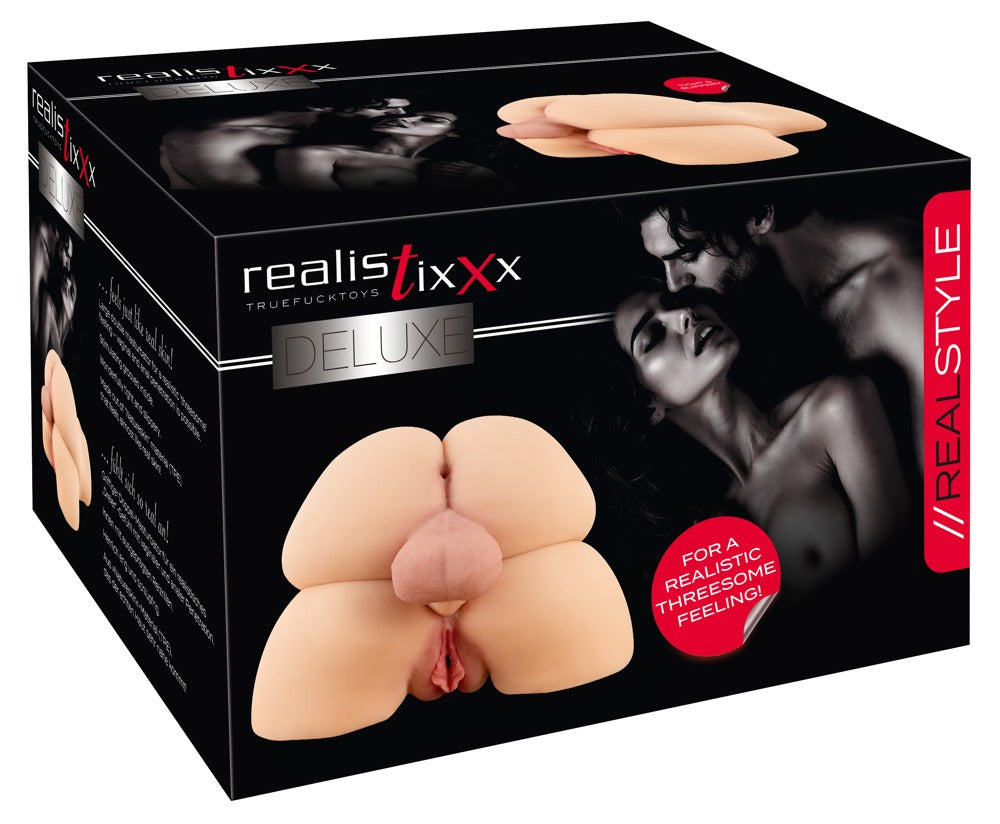 Realistixxx Deluxe Double Torso - Masturbador Doble Realista