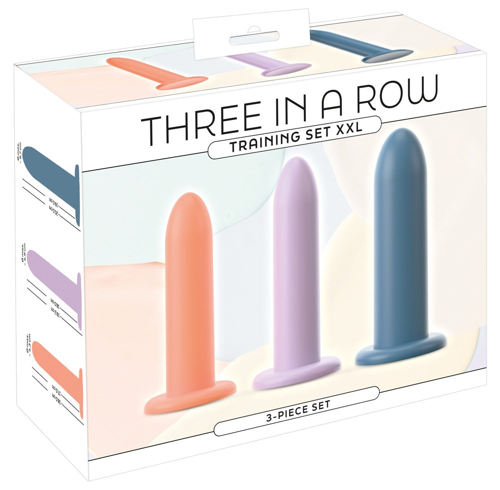 Set de Entrenamiento Three In A Row - 3 Consoladores de Silicona You2Toys