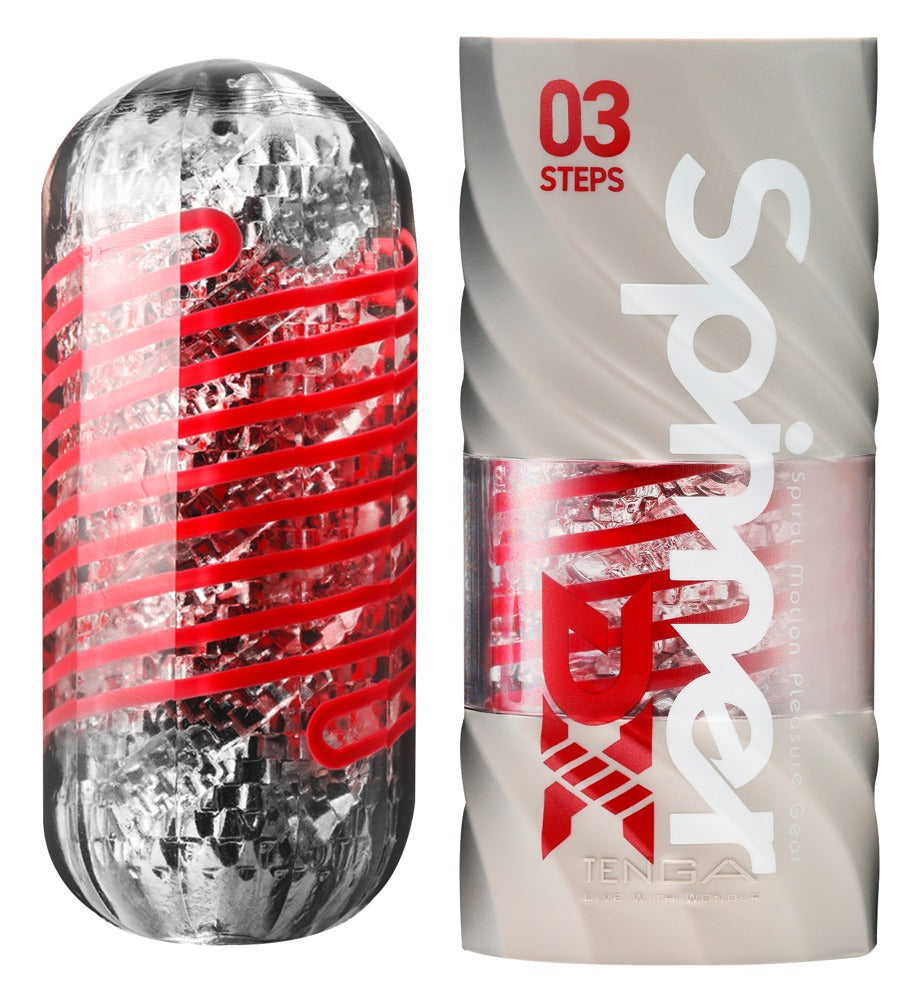 Tenga Spinner Deluxe 03 Steps - Masturbador Reutilizable con Espiral Interna