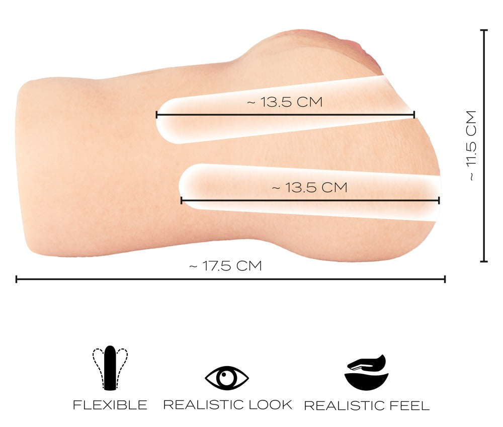 Realistixxx RealStroker Realis - Masturbador Compacto de Silicona