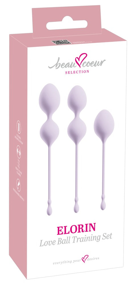 Beau Coeur Elorin Love Ball Set - Juego de 3 Bolas Chinas