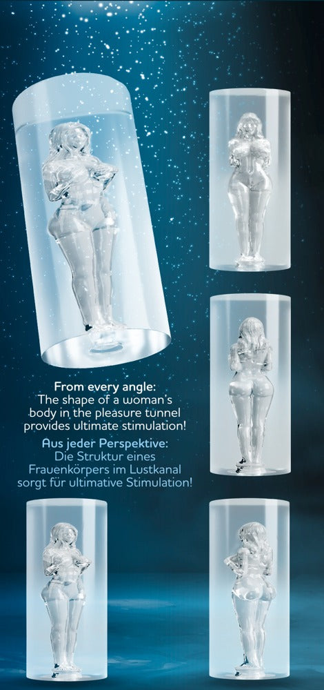 Female Shaped Tunnel Masturbador Transparente STROKER