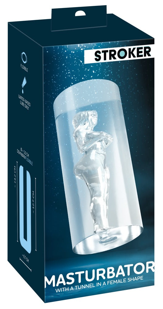 Female Shaped Tunnel Masturbador Transparente STROKER