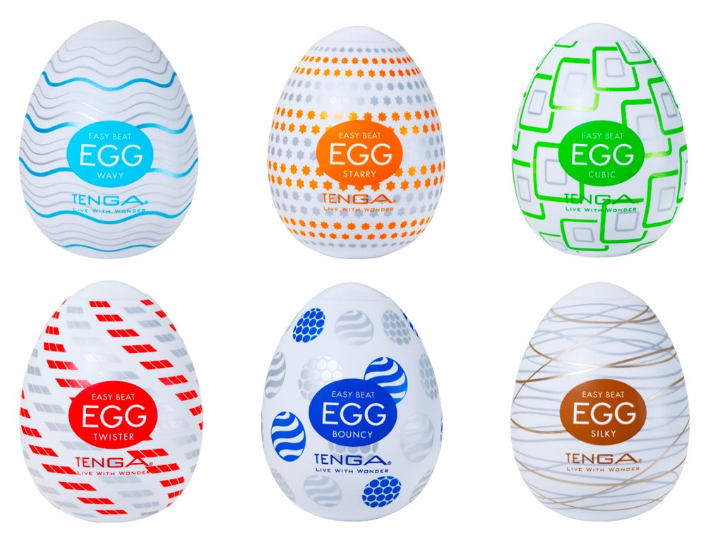 Tenga Egg Variety Pack x6 Standard - Masturbadores Desechables
