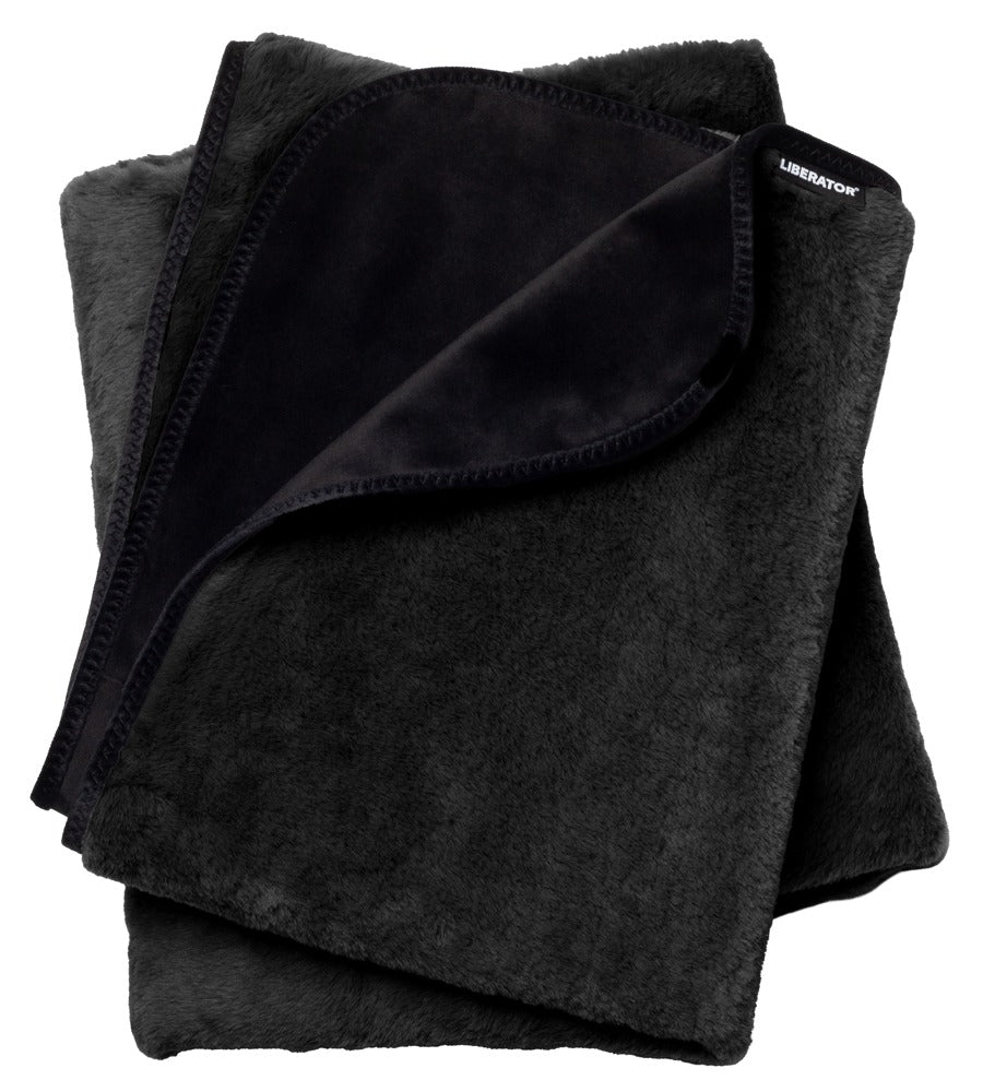 Manta Faux-Fur Fascinator Black - Liberator