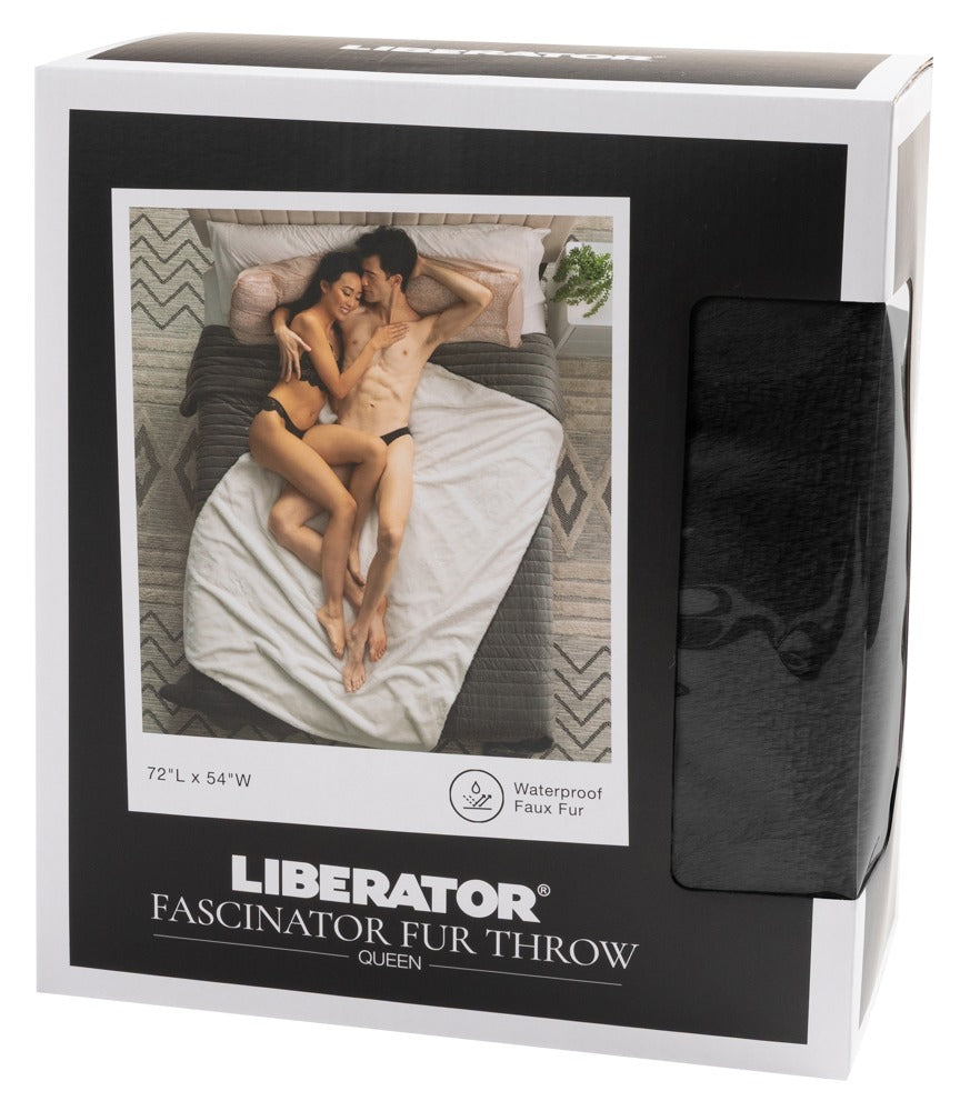 Manta Faux-Fur Fascinator Black - Liberator