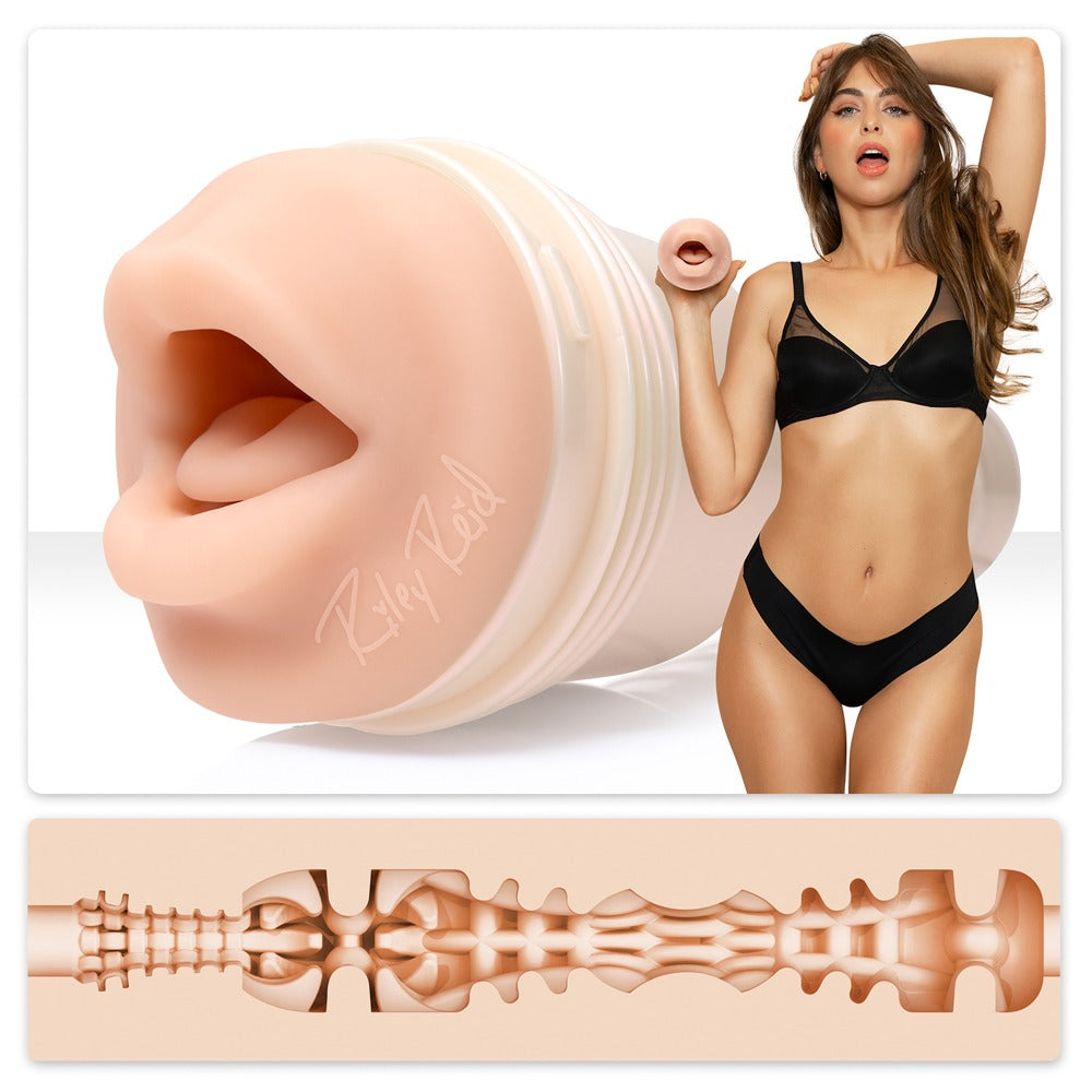 Fleshlight Riley Reid Insomnia Mouth - Masturbador Manual