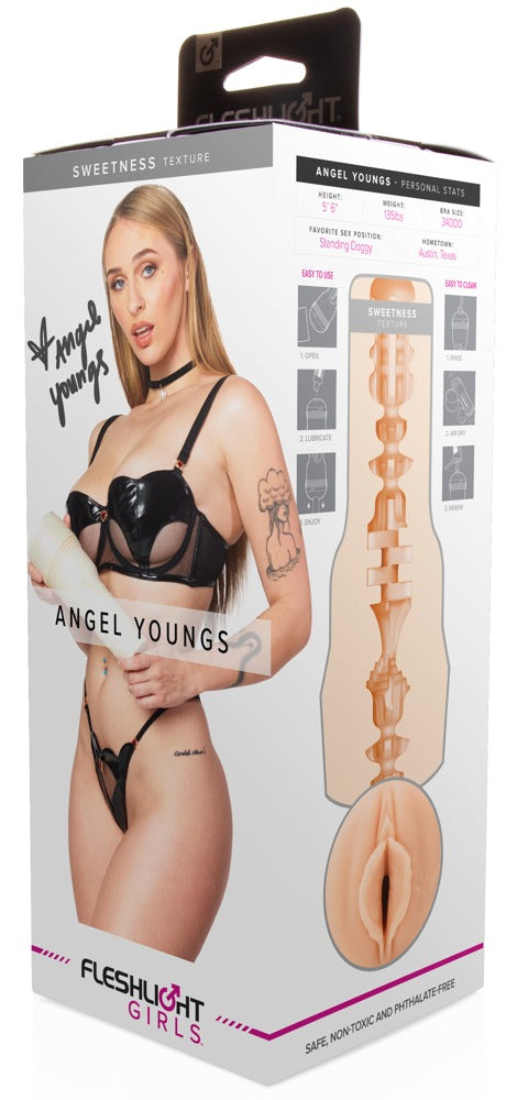 Fleshlight Angel Youngs Sweetness - Masturbador sin Vibración