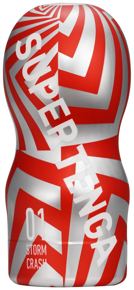 Super Tenga Storm Crash - Masturbador Desechable con Vacuum Cup
