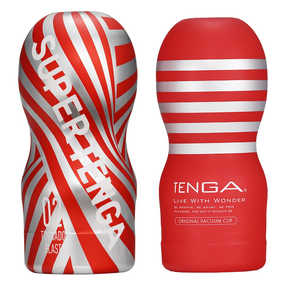 Super Tenga Tornado Blast - Masturbador Desechable con Ventosa