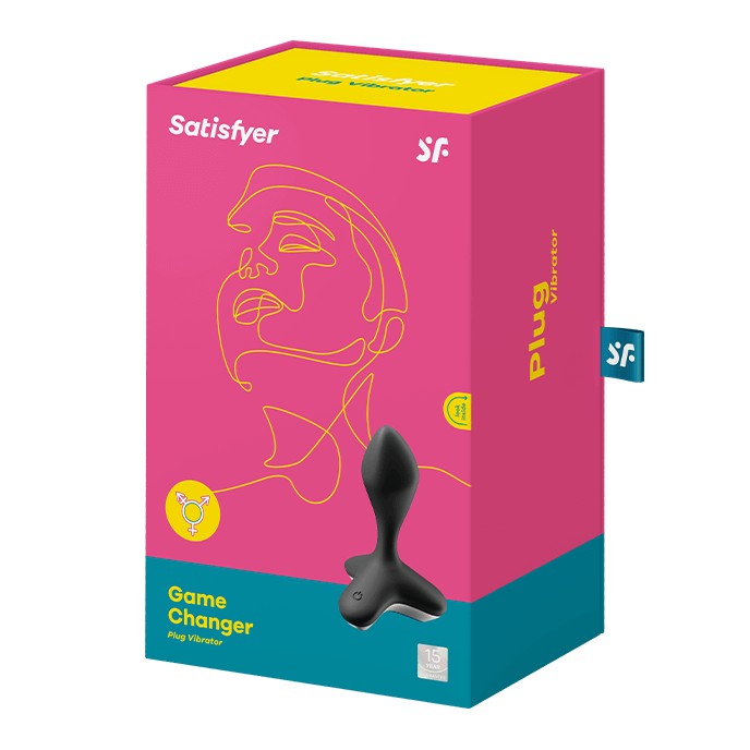 Game Changer Plug Anal con Vibración Negro