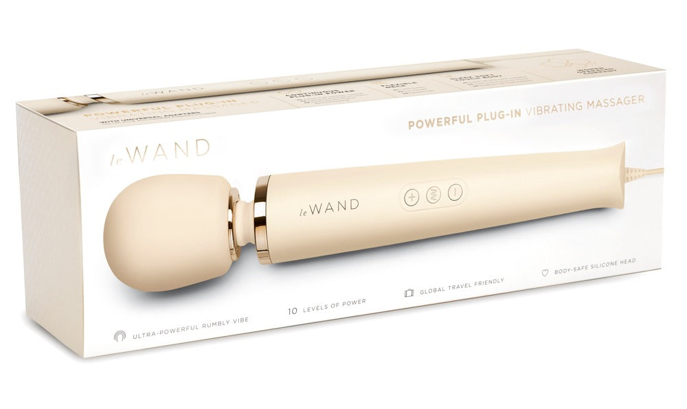 Le Wand Powerful Plug-In Cream - Masajeador Eléctrico Enchufable