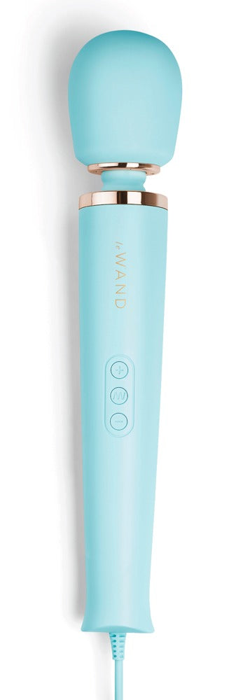 Le Wand Powerful Plug-In Blue - Masajeador Vibrador Enchufable