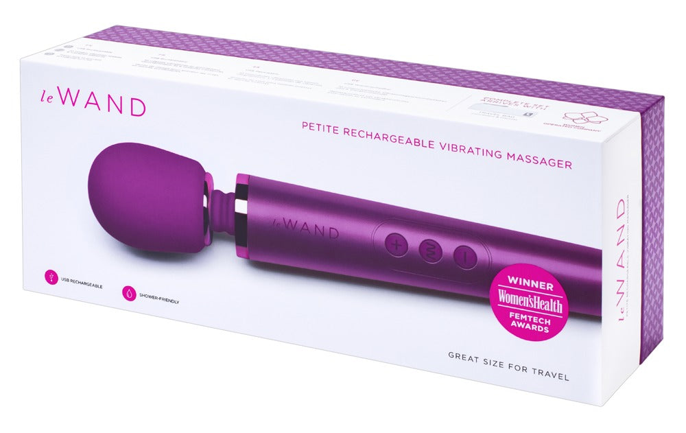 Le Wand Petite Cherry - Masajeador Vibrador Recargable Compacto