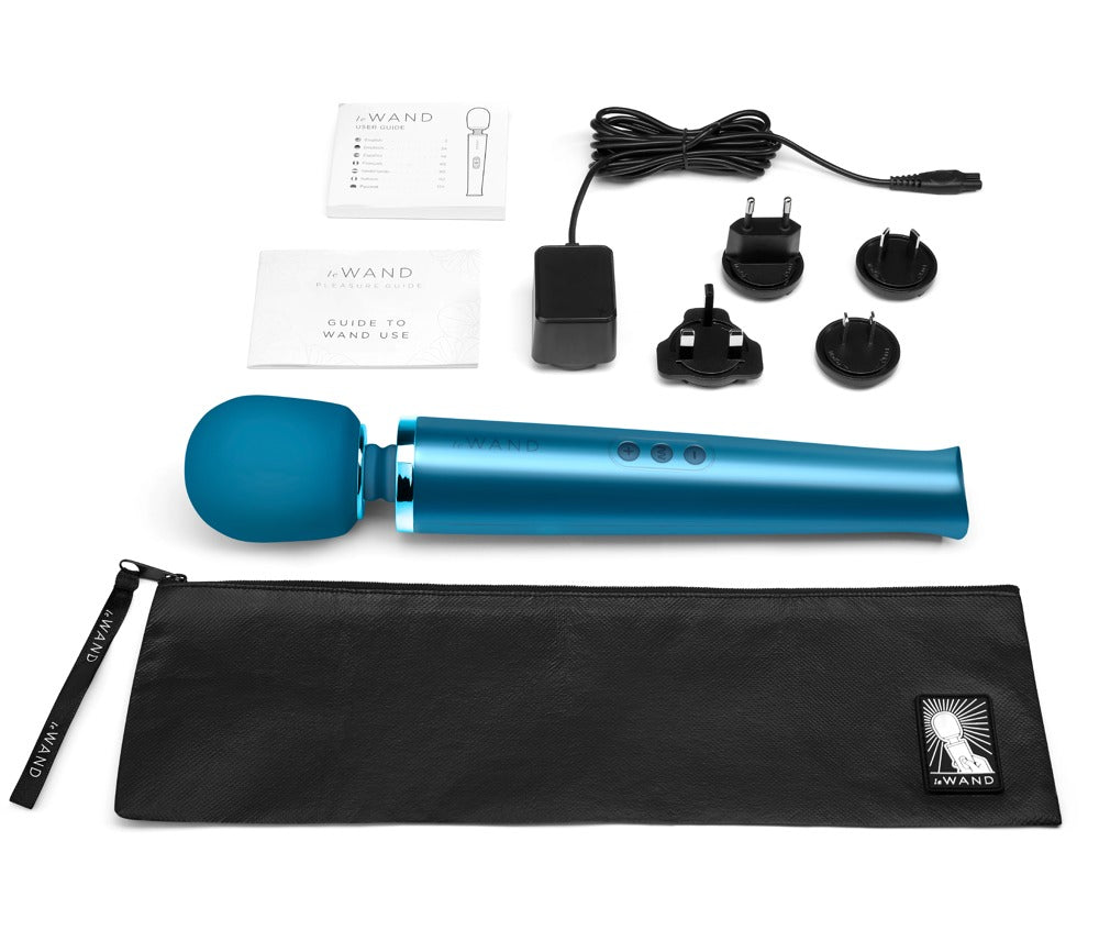 Le Wand Pacific Blue - Masajeador Vibrador Recargable de Lujo