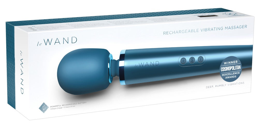 Le Wand Pacific Blue - Masajeador Vibrador Recargable de Lujo