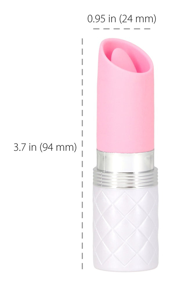 Pillow Talk Lusty Pink - Minivirador Discreto con Diseño de Lápiz de Labios