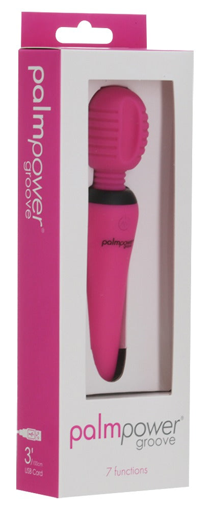 Palmpower Groove Mini Wand - Masajeador Compacto de Silicona