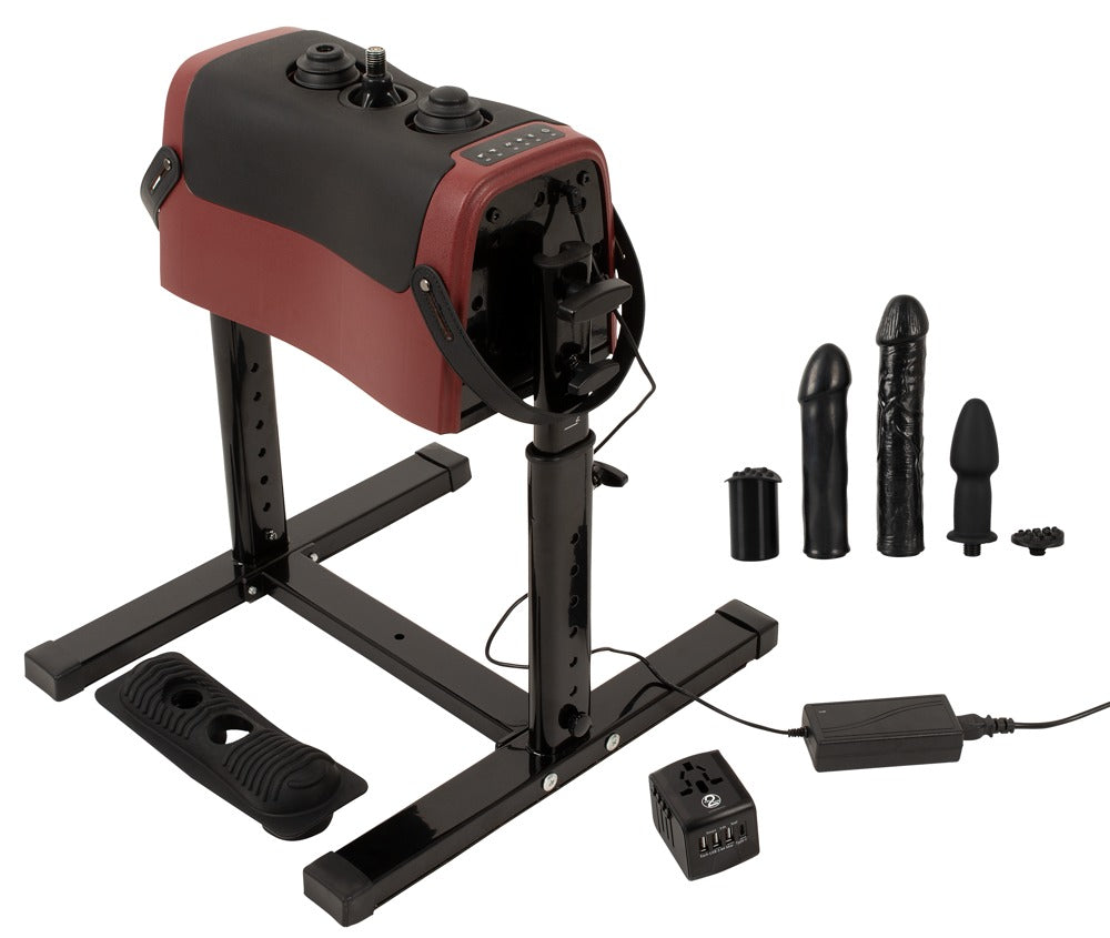Climaxxr360 - Máquina Sexual Eléctrica con Asiento Giratorio y Accesorios