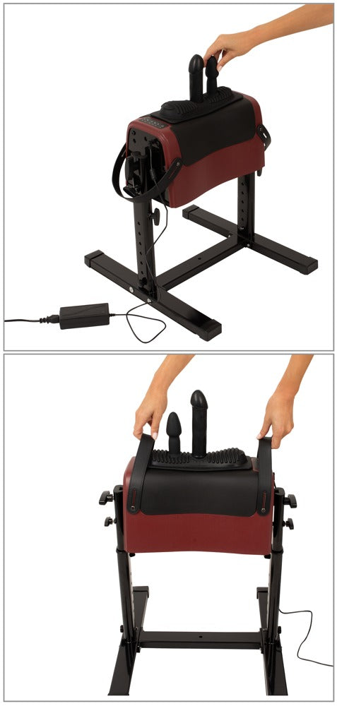 Climaxxr360 - Máquina Sexual Eléctrica con Asiento Giratorio y Accesorios
