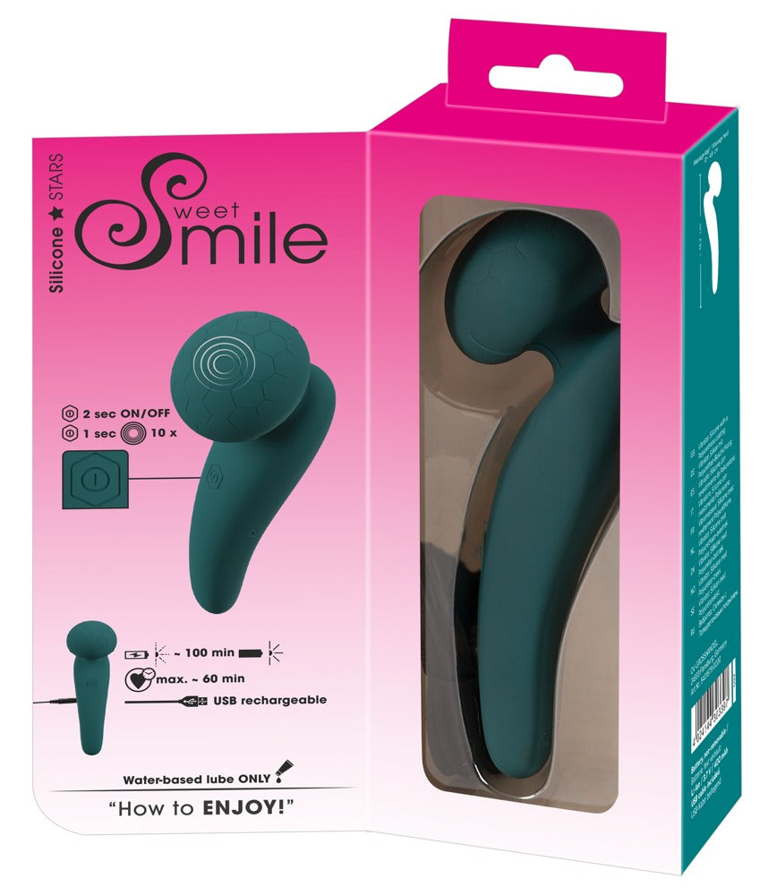 Flexible Wand Sweet Smile - Masajeador Compacto de Silicona