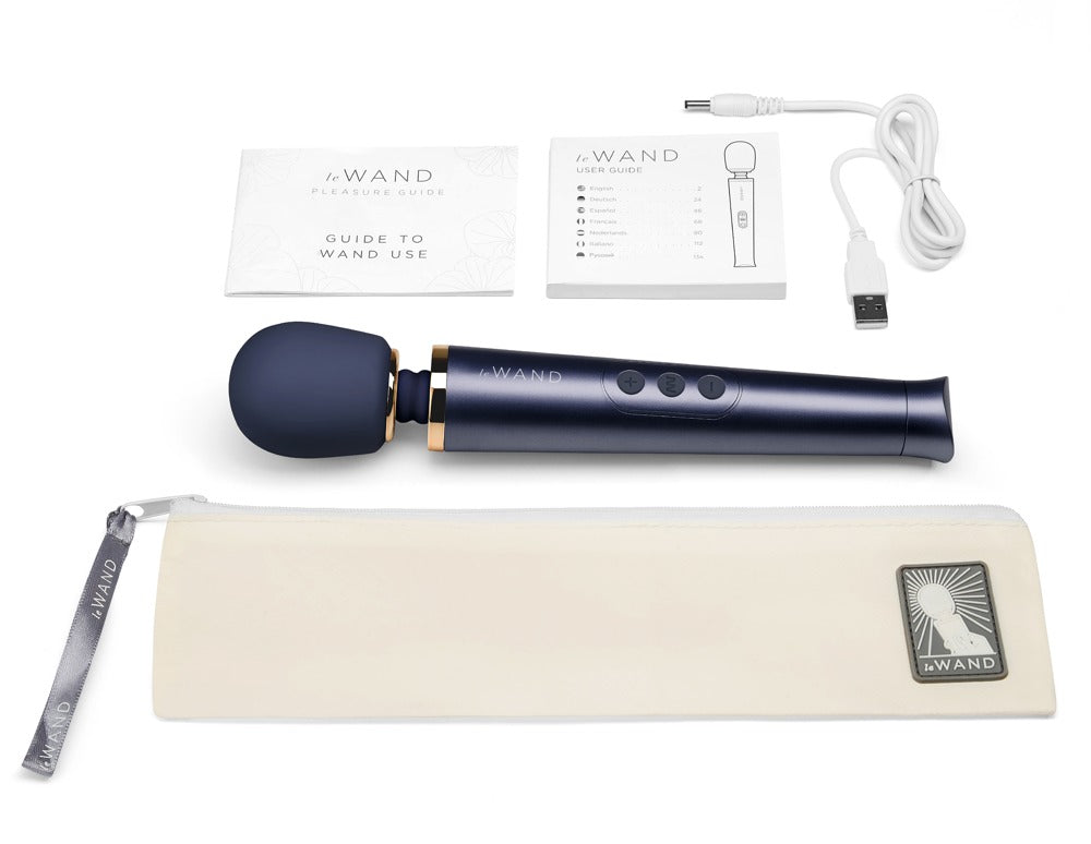 Le Wand Petite Navy - Masajeador Vibrador Recargable Compacto