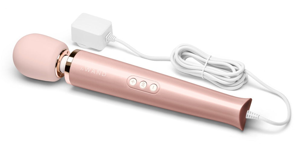 Le Wand Powerful Plug-In RoseGold - Masajeador Vibrador Enchufable