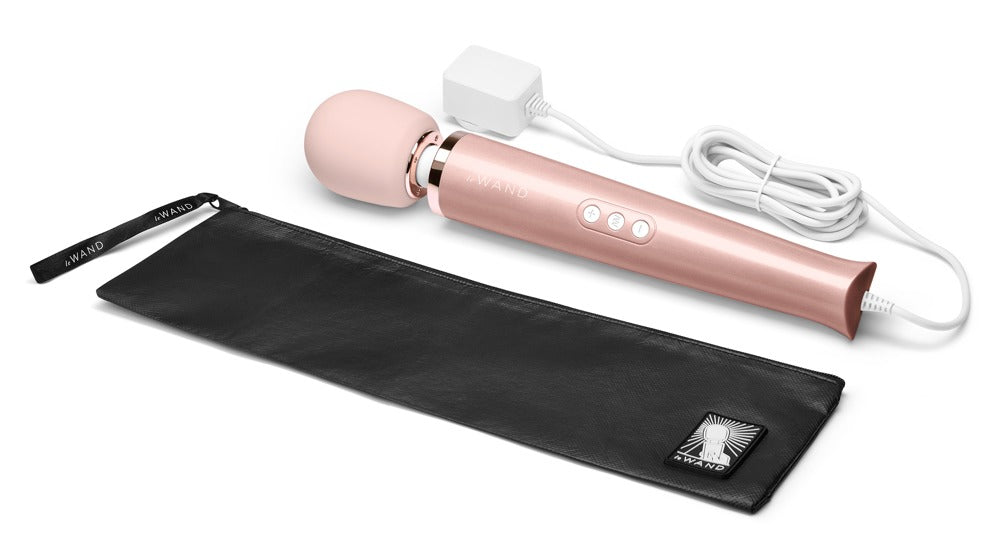 Le Wand Powerful Plug-In RoseGold - Masajeador Vibrador Enchufable