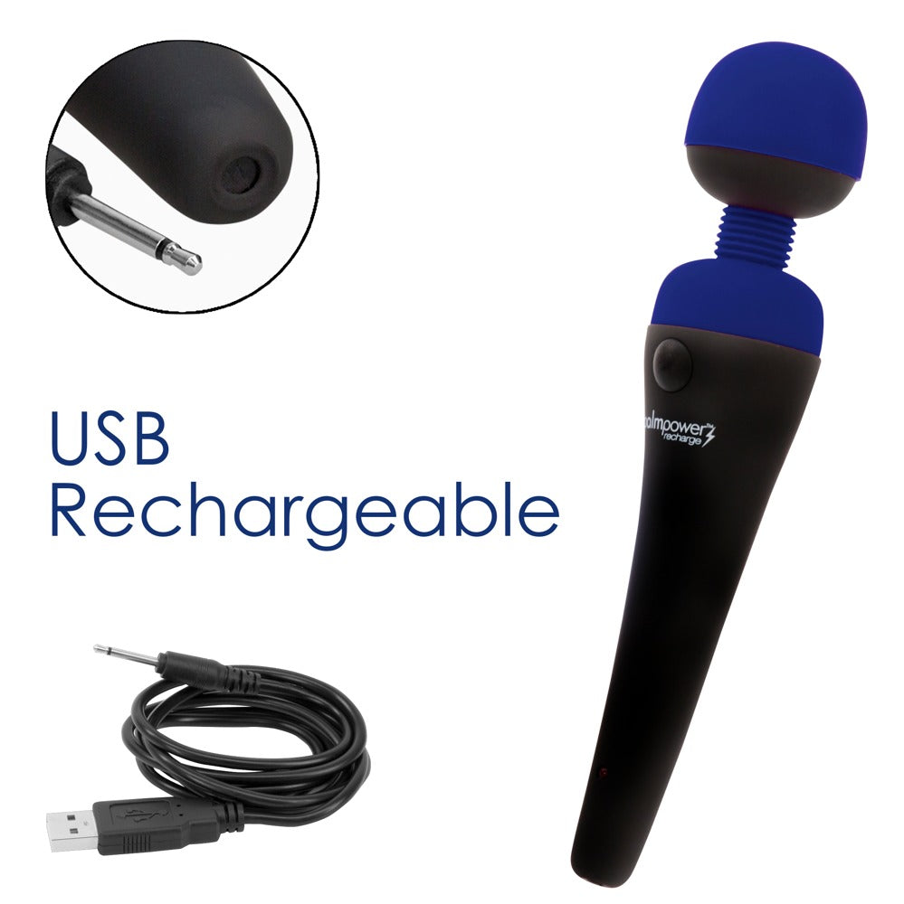 Palmpower Recharge Blue - Masajeador Recargable