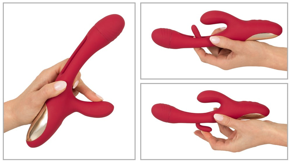 Sweet Smile Rabbit Flicking - Vibrador con Estimulación Clitoridiana