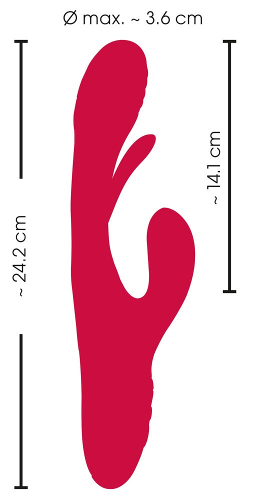 Sweet Smile Rabbit Flicking - Vibrador con Estimulación Clitoridiana