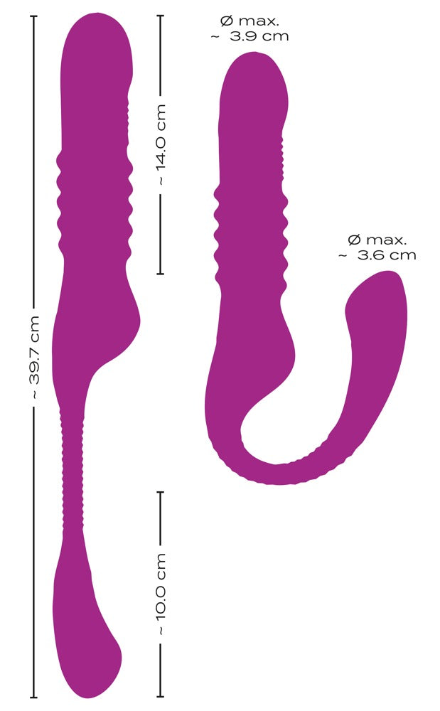 Javida 3 Function Vibrator - Estimulador Dual con 3 Velocidades