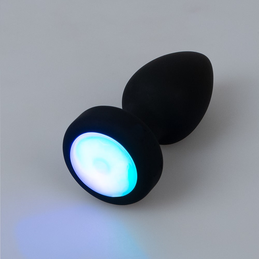 ANOS RC Flashing Butt Plug - Plug Anal con LED Parpadeante y Vibración