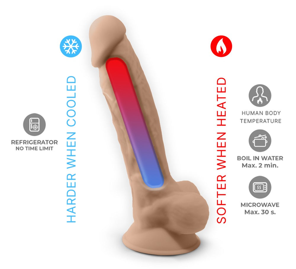 SilexD Model 8 Vibración + LRS - Dildo Realista con Control Remoto