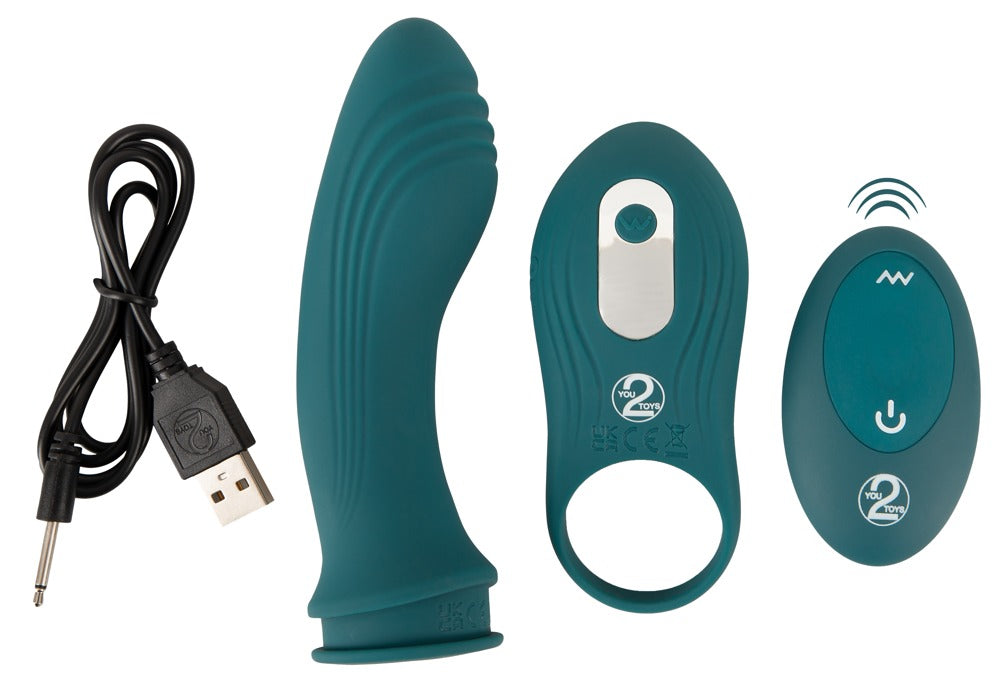 Couples Choice RC 3en1 Vibrador de Pareja con Mando a Distancia