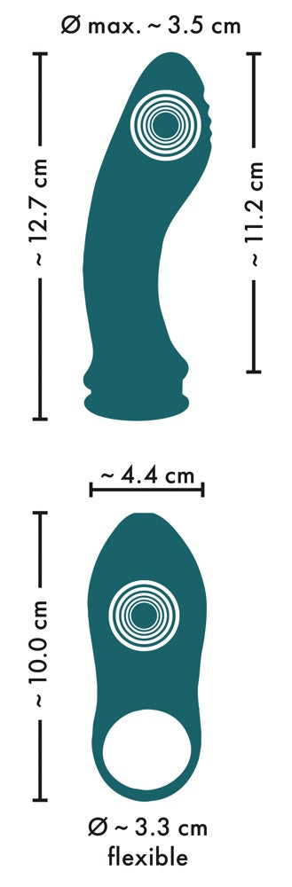 Couples Choice RC 3en1 Vibrador de Pareja con Mando a Distancia