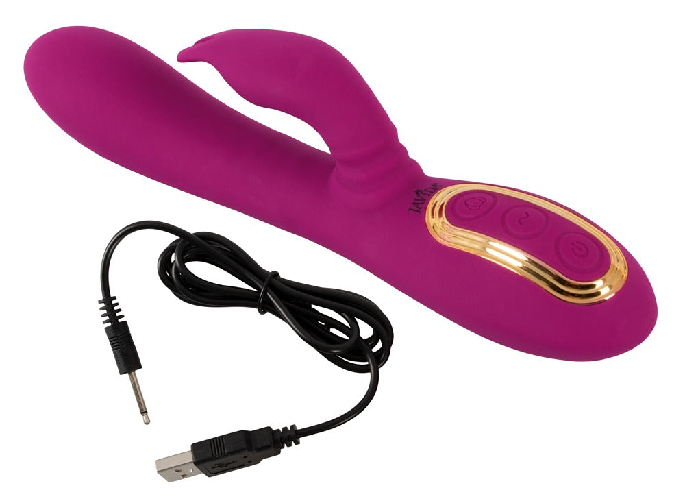 Javida 3 Function Pearl Rotati - Vibrador Clítoris con Perlas Giratorias y Estimulador Móvil