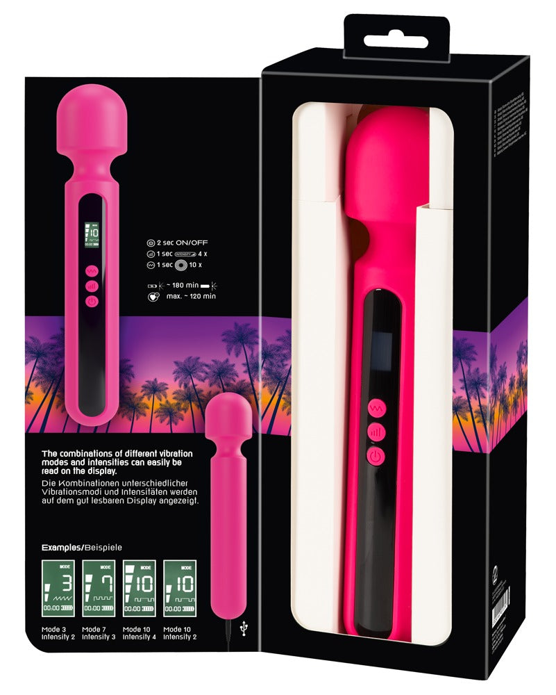 Display Wand You2Toys - Masajeador Digital con 10 Modos de Vibración