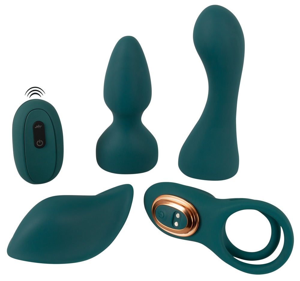 Couples Choice Mini Vibe - Set de 5 Juguetes con Control Remoto