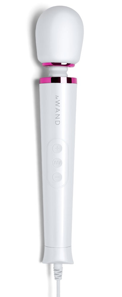 Le Wand Powerful Petite Plug-in White - Masajeador Vibrador Enchufable