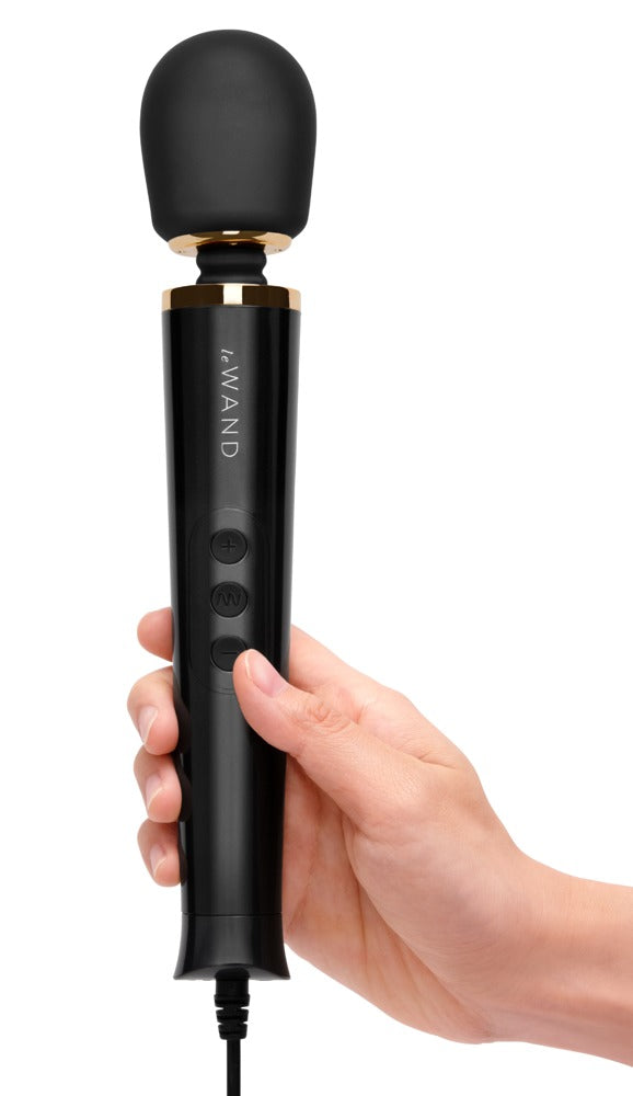 Powerful Petite Plug-in Black - Masajeador de Lujo Compacto Le Wand