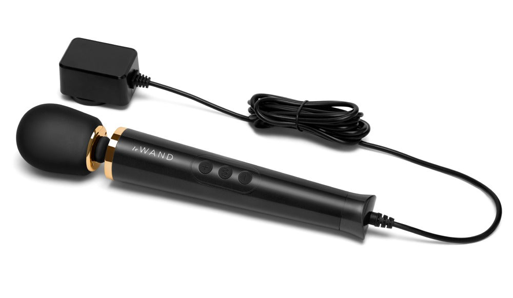 Powerful Petite Plug-in Black - Masajeador de Lujo Compacto Le Wand
