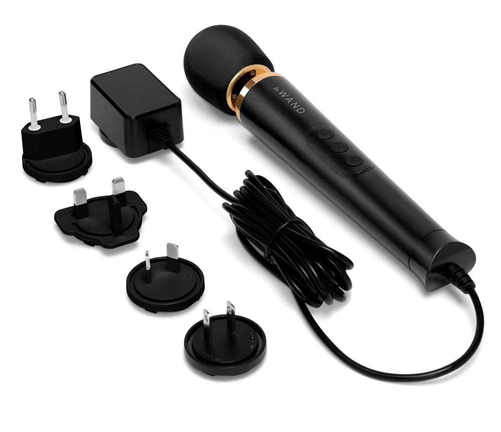 Powerful Petite Plug-in Black - Masajeador de Lujo Compacto Le Wand