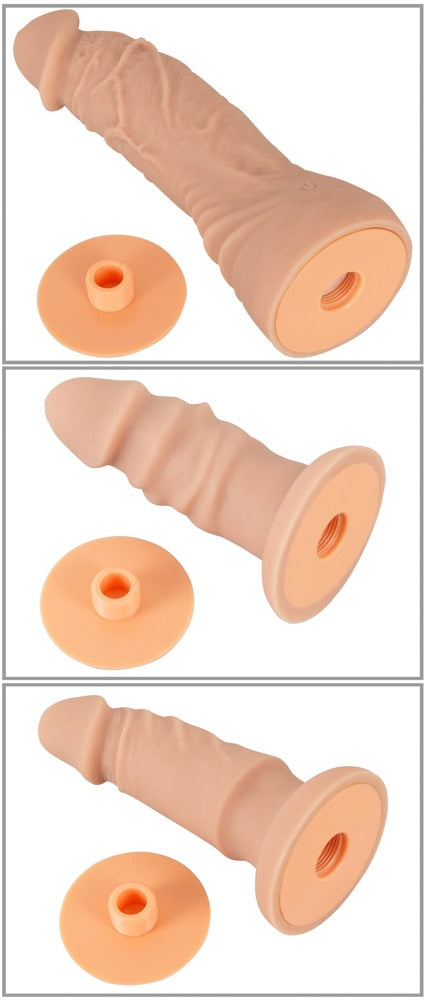 Strap-On Set RC Vibe 2 Dildos You2Toys - Arnés con Vibrador y 2 Consoladores