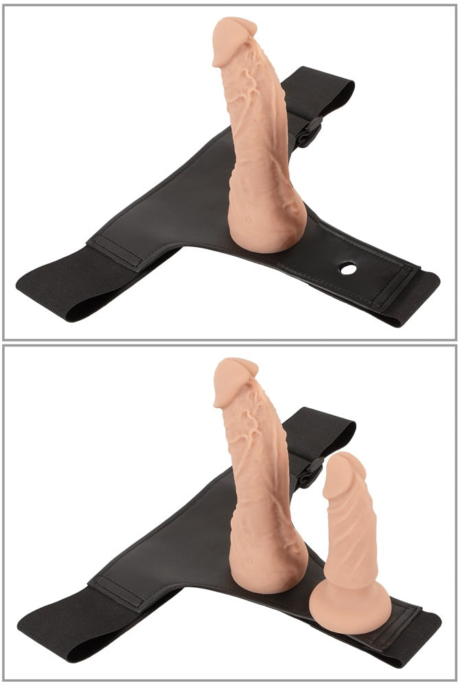 Strap-On Set RC Vibe 2 Dildos You2Toys - Arnés con Vibrador y 2 Consoladores